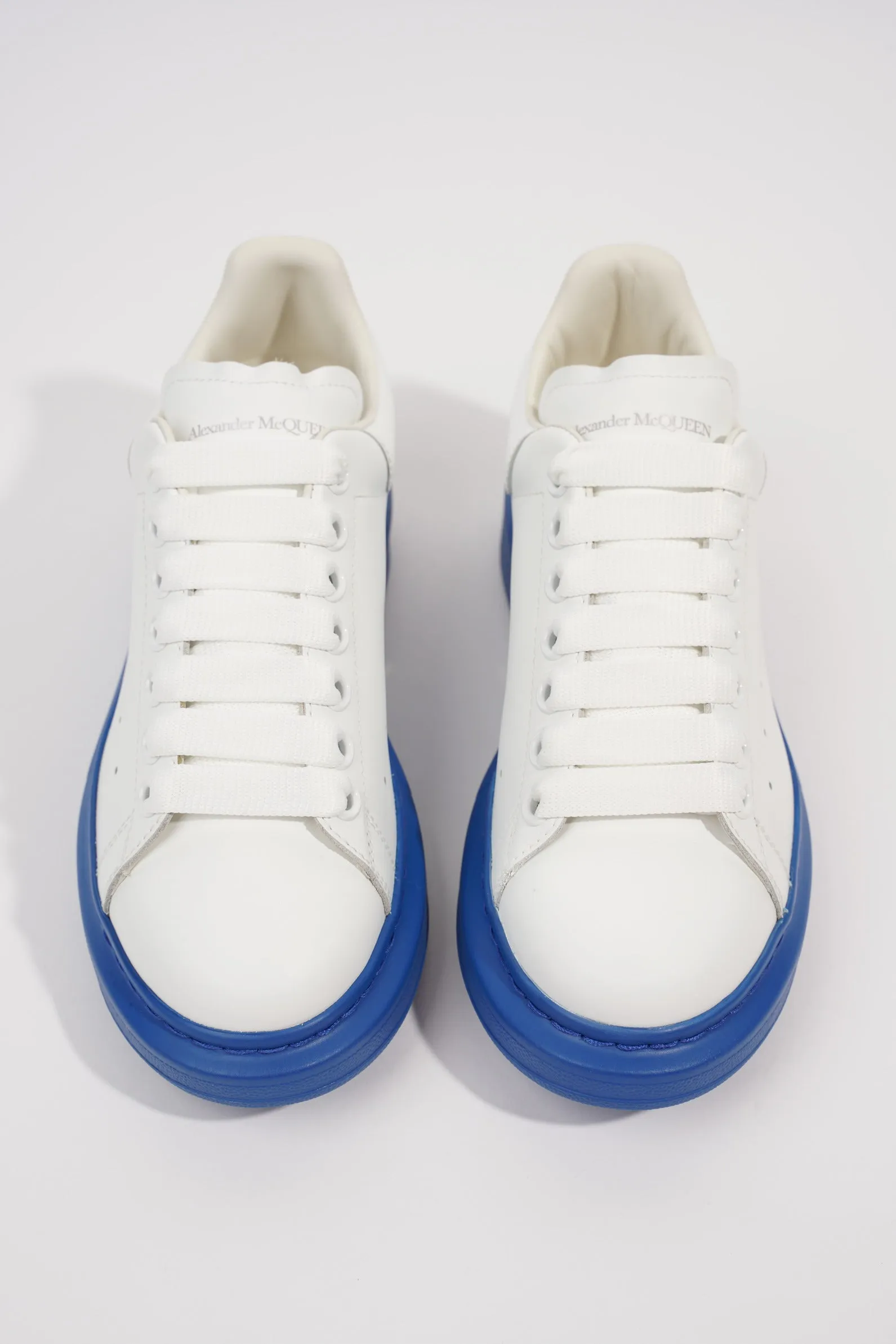 Alexander McQueen Womens Oversized Sneaker White Blue Sole EU 36 / UK 3