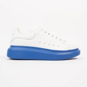 Alexander McQueen Womens Oversized Sneaker White Blue Sole EU 36 / UK 3