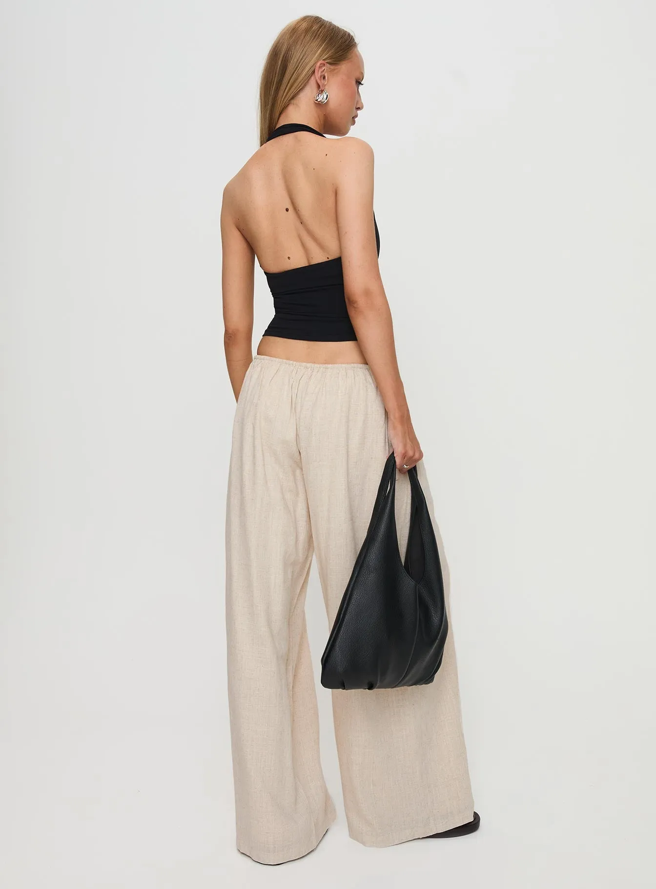 Beach Comber Linen Pant Beige