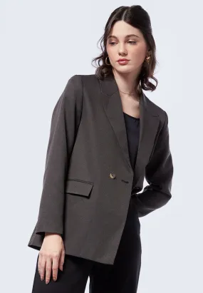 Double Breasted Long Sleeve Blazer