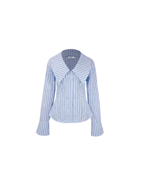 EDDIE SHIRT  BLUE SKY STRIPE