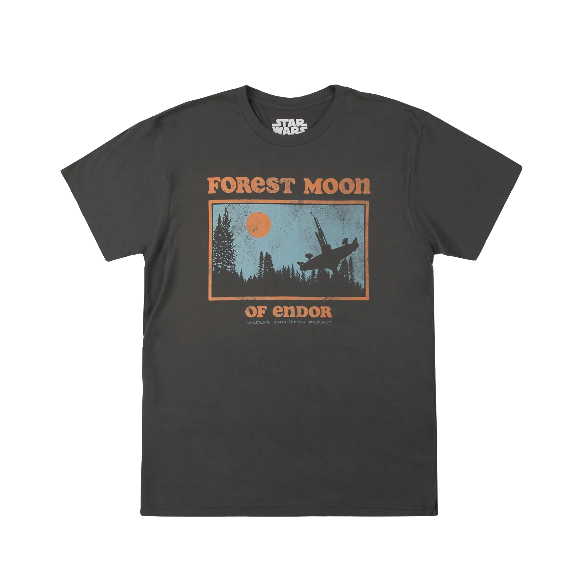 Endor Forest Moon Expedition Charcoal Tee