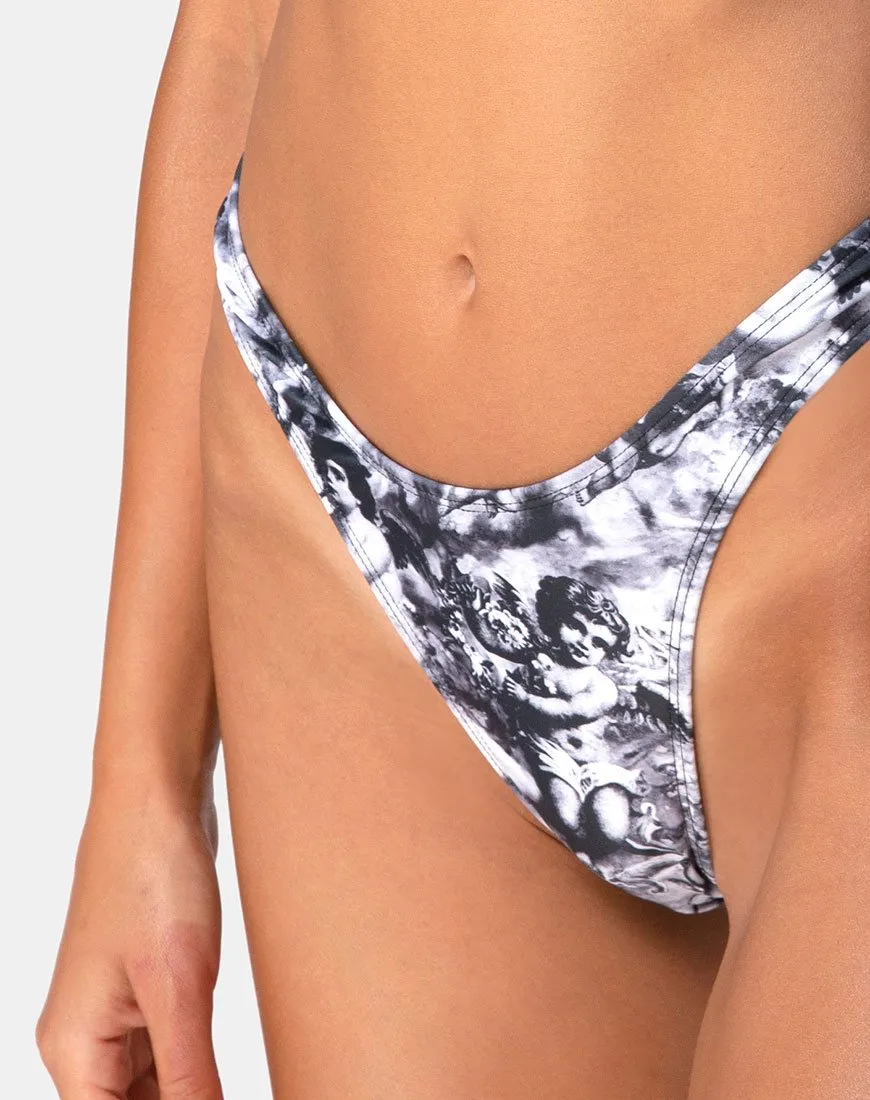 Farida Bikini bottom in Cherub Grey