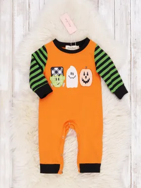 Frank & Friends Striped Romper