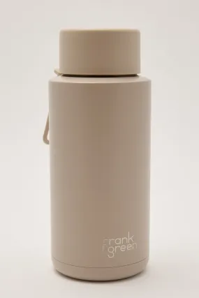 Frank Green 34oz Reusable Ceramic Bottle with Straw Lid Moon Dust