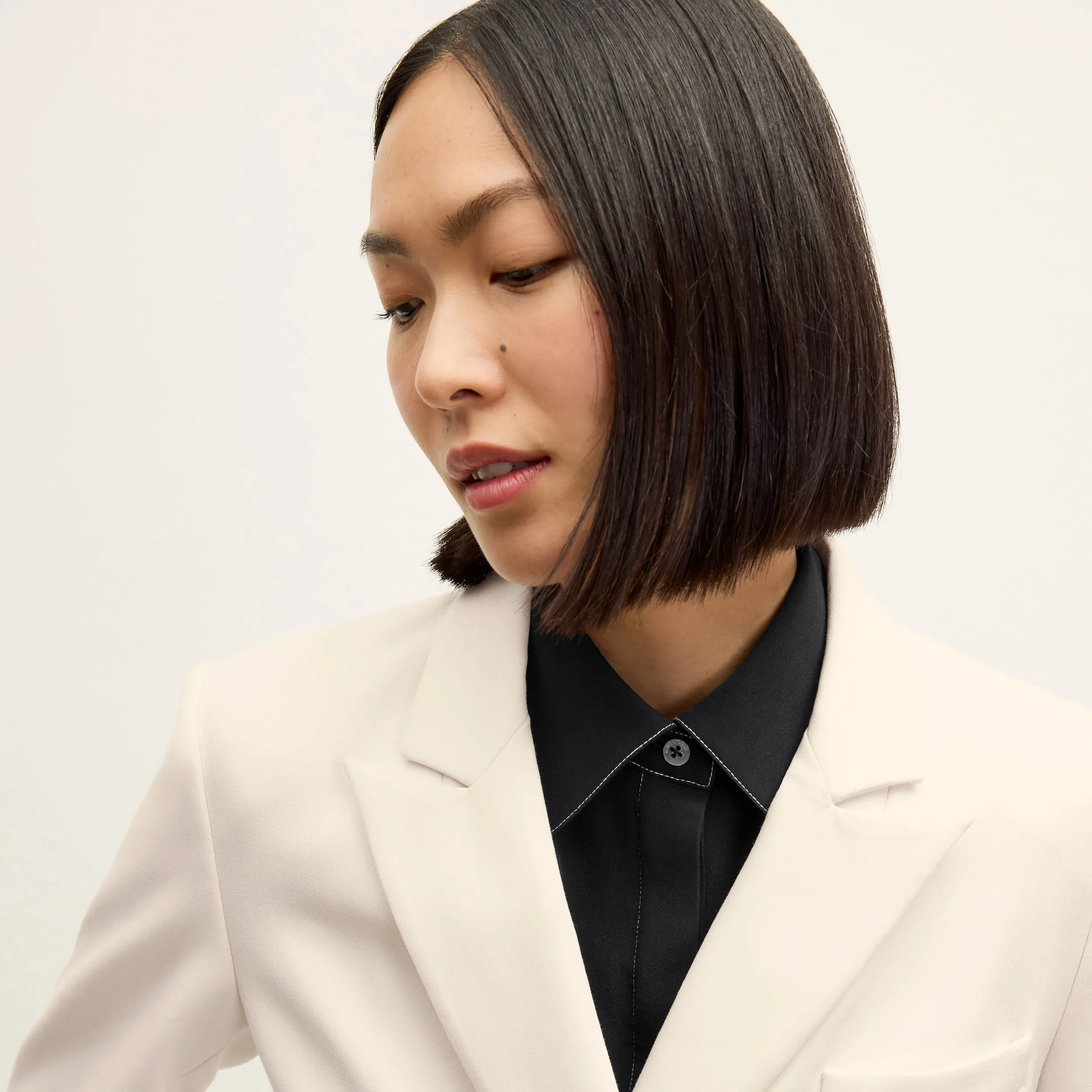 Kati Jacket - Flex Suiting :: Ivory