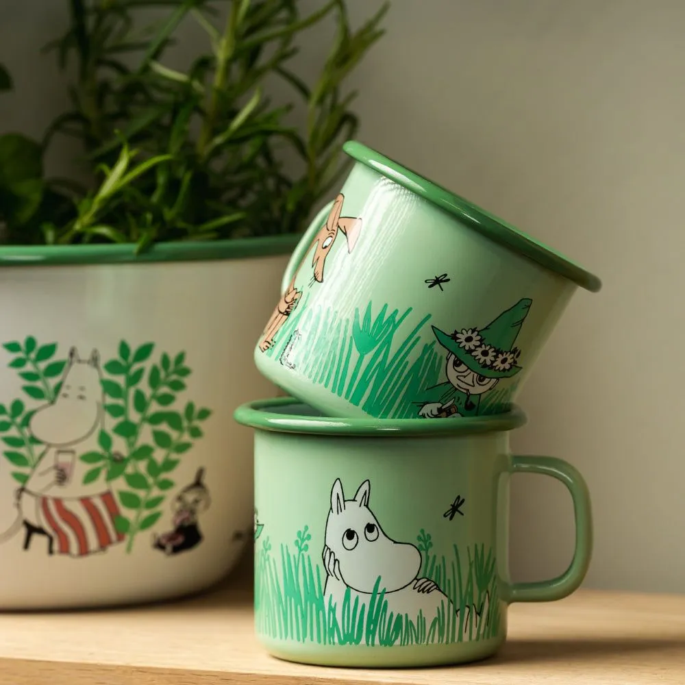 Moomin Friends Mug 2,5dl Green - Muurla