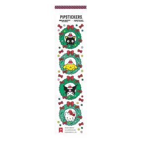 Pipsticks   Hello Kitty Holiday Wreaths Sticker Sheet