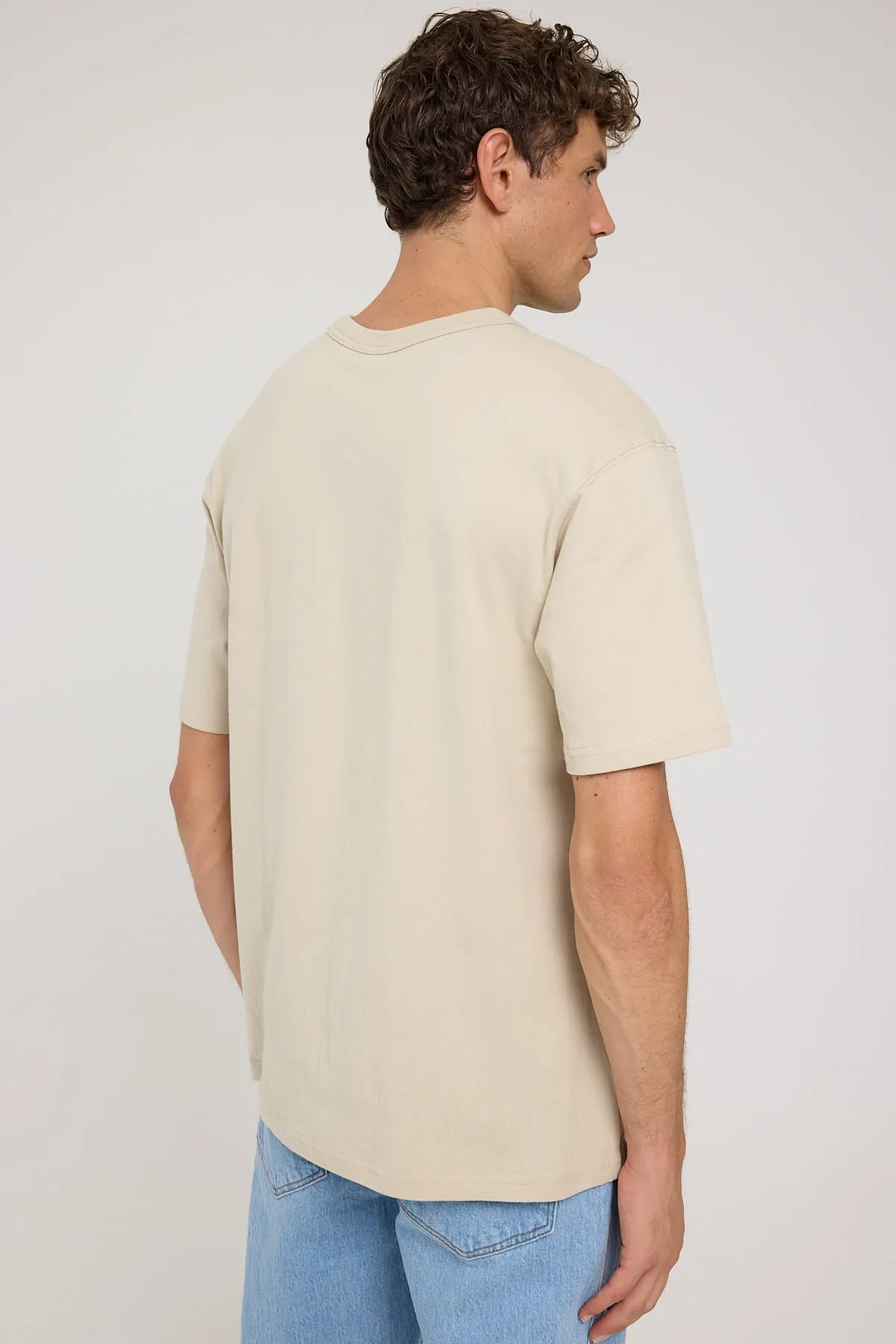 Reebok Tonal Embroidered Tee Moon Stone