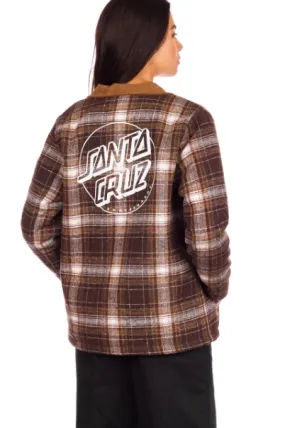 Santa Cruz BT Retreat Shirt - Brown Plaid