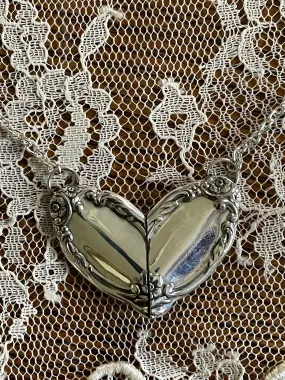 Silverware Heart Necklace Chatelaine