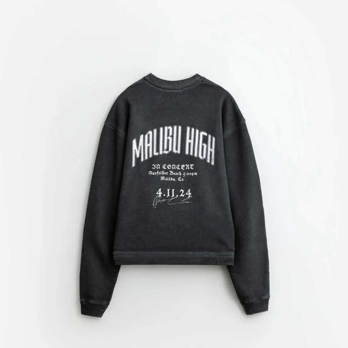 STAMPD Oil Wash Malibu High Crew Black