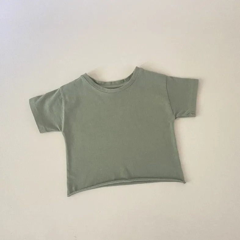 the boxy tee in sage