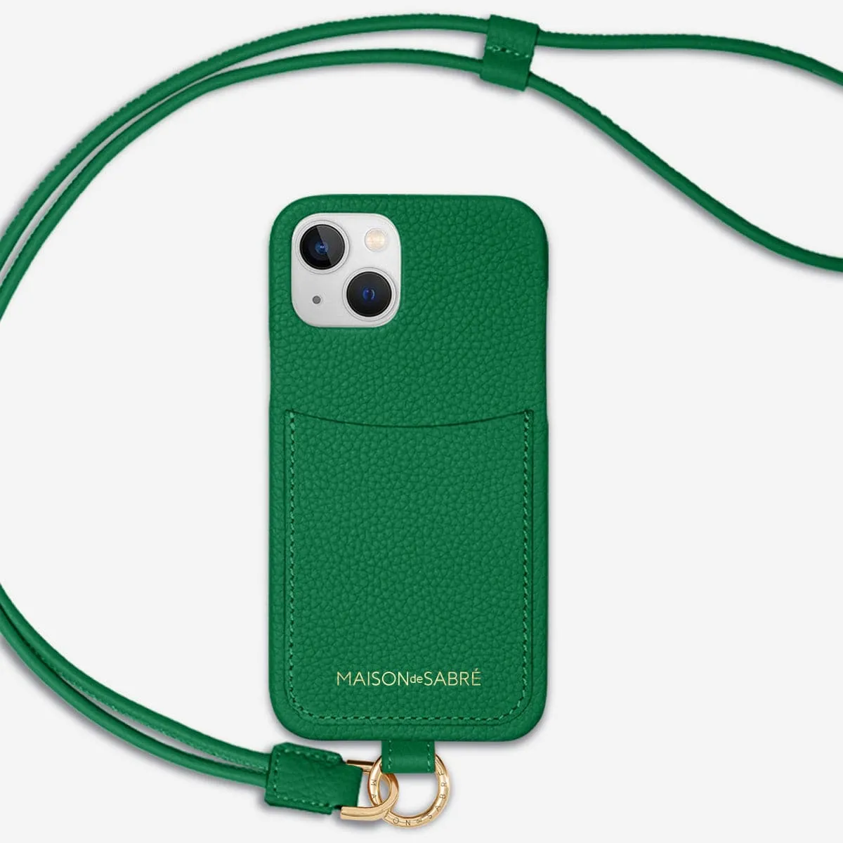 The Sling Phone Case iPhone 13 - Emerald Green