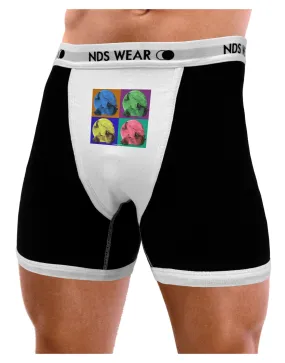 Three Wolves Howling - Pop-Art #2 Mens Boxer Brief Underwear by TooLoud