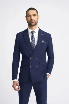 Victorious - Men's Navy 2 Piece Double Breasted Suit