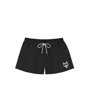 Wolfe Head Swim Shorts Black